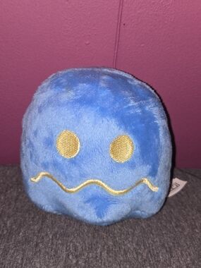Blue Ghost Pac man Plush Toy